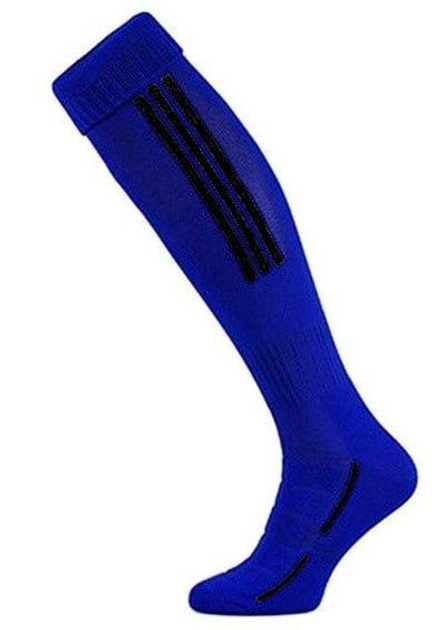 Гетры футбольные синие с чёрными полосками Practic Size 27-30 – фото ...