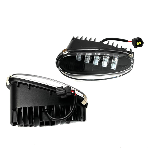 Противотуманные фары LED Daewoo Lanos 40W Линзованные Алюминиевый корпус IP67 (GFW01W) - изображение 4