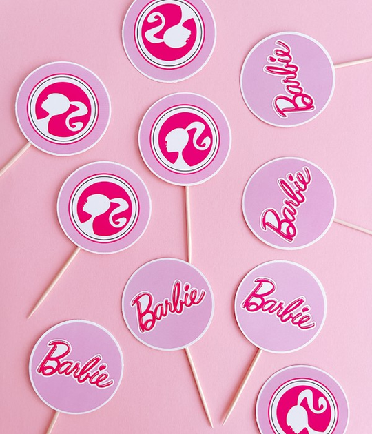 Топперы для капекйков Happy Moments"Barbie Party" 10 шт (02886) – фото ...