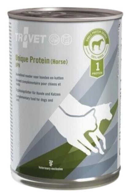 Вологий корм для котів Trovet UPH Unique Protein 400 g конина (VETTVTKMP0010) - зображення 1