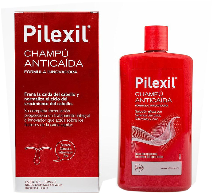 Шампунь Pilexil shampoo anti hair loss 500 мл (8470001544186) - зображення 1