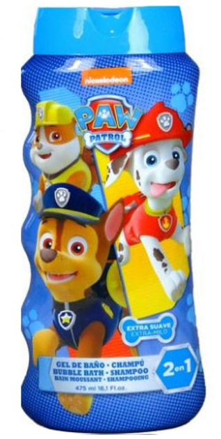 Szampon do odżywiania włosów Cartoon Paw Patrol Shower Gel & Shampoo 475 ml (8412428011117) - obraz 1