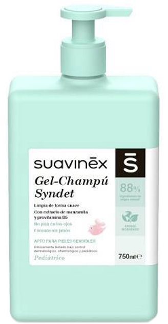 Szampon dla dzieci Suavinex Pediatric Shampoo 750 ml (8426420012898) - obraz 1
