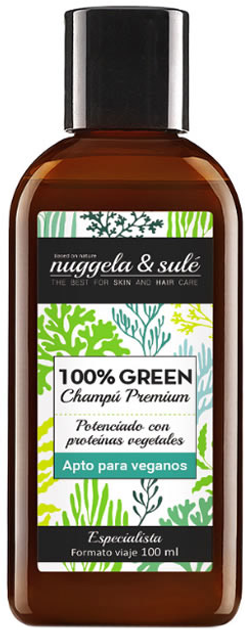 Шампунь Nuggela & Sule 100% Green Shampoo Suitable Vegans 100 мл (8437014761665) - зображення 1