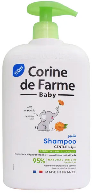 Шампунь для дітей Corine De Farme Gentle Shampoo 750 мл (3468080082328) - зображення 1