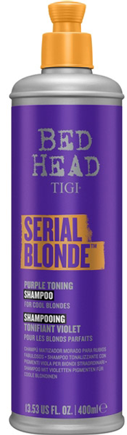 Szampon do oczyszczania włosów Tigi Bed Head Serial Blonde Purple Toning Shampoo 970 ml (615908432275) - obraz 1