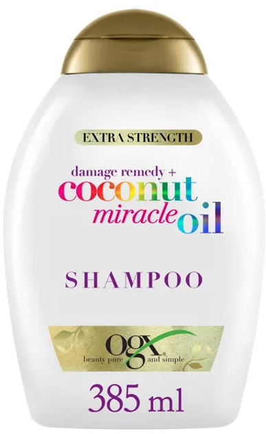 Szampon do oczyszczania włosów Ogx Coconut Miracle Oil Hair Shampoo 385 ml (22796972200) - obraz 1