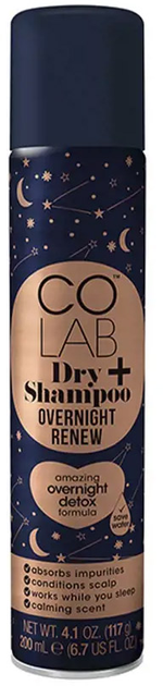 Szampon Colab Dry Shampoo Overnight Renew 200 ml (5016155250950) - obraz 1