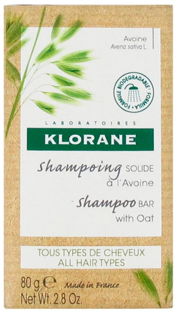 Szampon Klorane Avene Solid Shampoo 80 g (3282770145281) - obraz 1