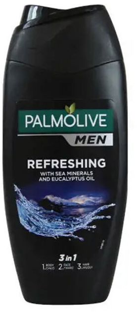 Szampon do odświeżania włosów Palmolive Men Refreshing Shampoo And Shower Gel 250 ml (8003520030702) - obraz 1