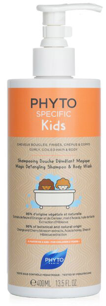 Szampon Phyto Specific Kids Detangling Shampoo & Shower Gel Magic do łatwego rozczesywania 400 ml (3338220100864) - obraz 1