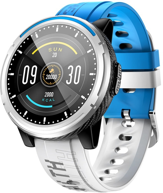 Smartwatch Kumi M1 niebieski (KU-M1/BE) - obraz 1