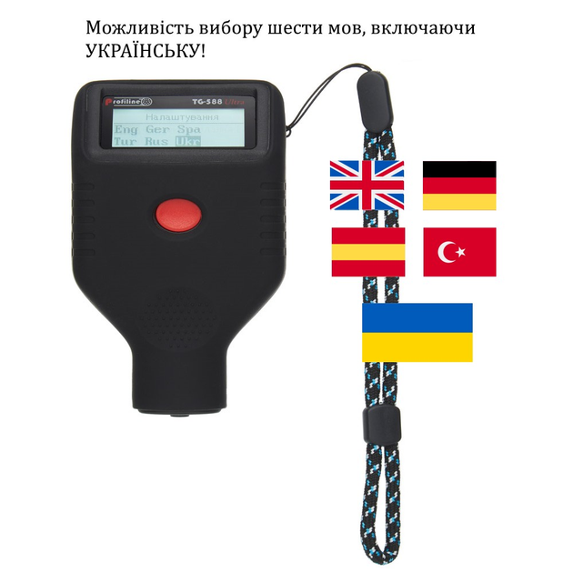 Толщиномер Profiline TG-588 Ultra (Fe+Zn+NFe металлы+металлизированная ...