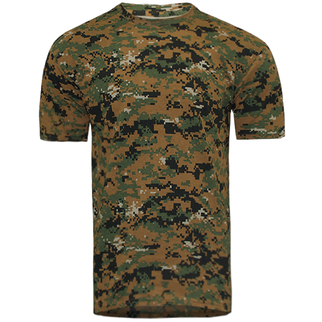 Футболка тактическая мужская летняя повседневная футболка для силовых структур S Marpat Brown TR_167S - изображение 1