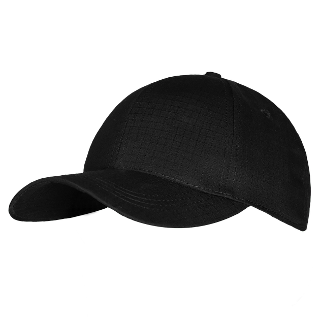 Бейсболка тактична універсальна кепка для спецслужб KOMBAT 5849 Чорний TR_5849 - зображення 1
