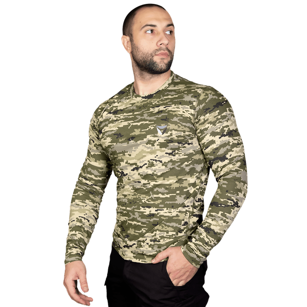 Лонгслив тактичечкий мужская футболка с длинным рукавом для силовых структур L ММ14 TR_6676L - изображение 2