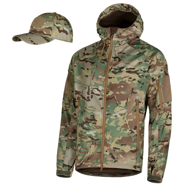 Куртка тактична зносостійка легка тепла куртка для спецслужб XXXL Multicam TR_0012 (XXXL) - зображення 1