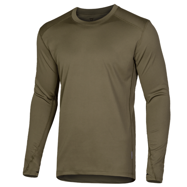 Лонгслив тактичечкий мужская футболка с длинным рукавом для силовых структур L Олива TR_7044L - изображение 1