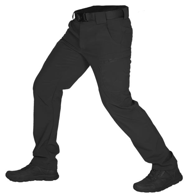 Штаны тактические мужские износостойкие походные штаны для силовых структур KOMBAT S Черный TR_6584S - изображение 1