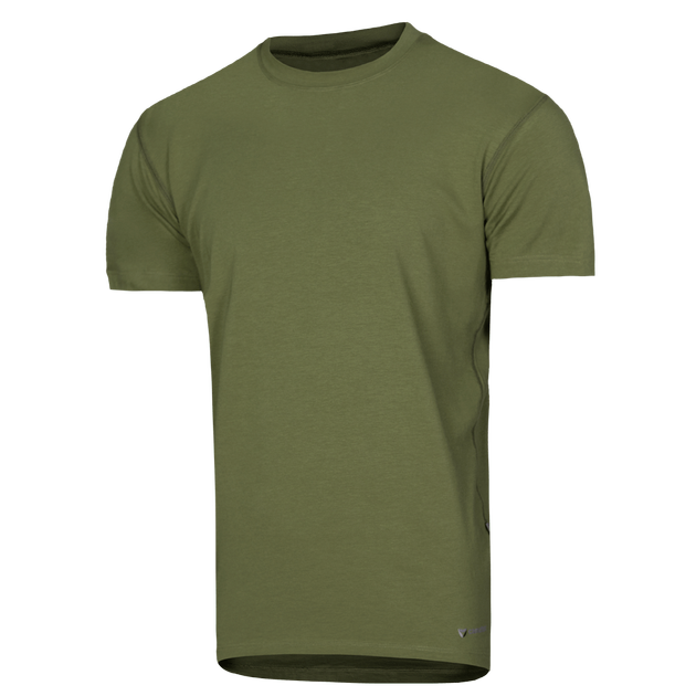 Футболка чоловіча тактична польова повсякденна футболка для спецсужб S Зелений TR_2408S - зображення 1