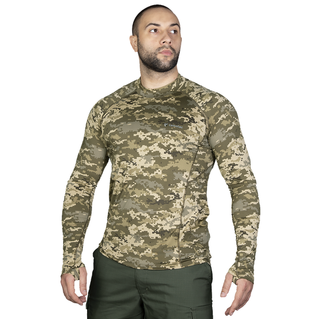 Лонгслив тактичечкий мужская футболка с длинным рукавом для силовых структур (M) ММ14 TR_7028(M) - изображение 2