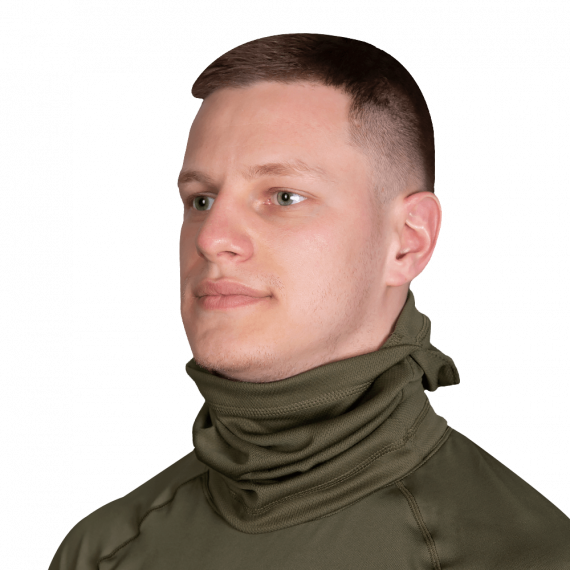 Балаклава универсальная тактическая шапка для специальных служб CAMOTEC 619 Олива TR_619 - изображение 3