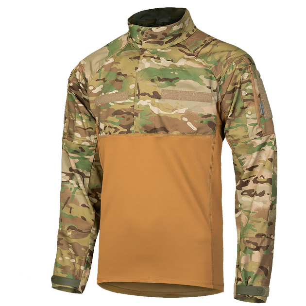 Рубашка тактическая полевая износостойкая летне-весенняя рубашка KOMBAT XXXL Multicam/Койот TR_7072XXXL - изображение 1