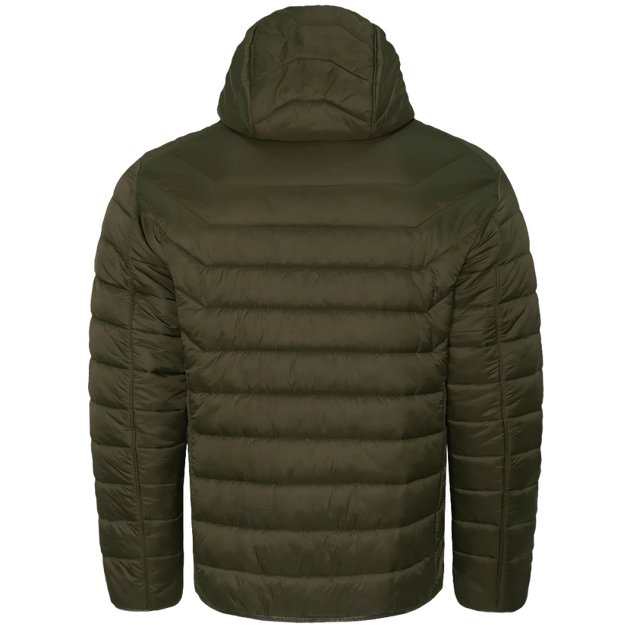 Пуховик легкий тактический стебанная куртка эргономического кроя S Олива TR_2460S - изображение 2