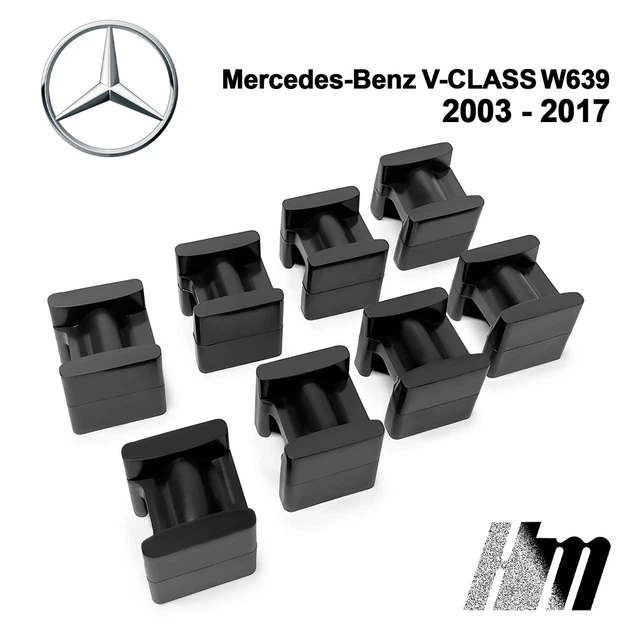 Ремкомплект ограничителя дверей Mercedes V CLASS W639 2003 до 2017 фиксаторы вкладыши втулки - изображение 4