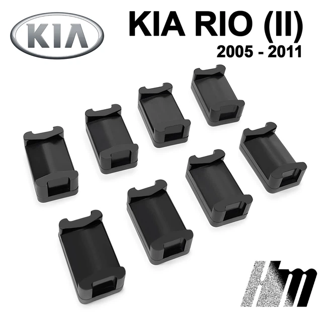 Ремкомплект обмежувача дверей KIA RIO (II) 2005 до 2011 фіксатори вкладки втулки - зображення 4