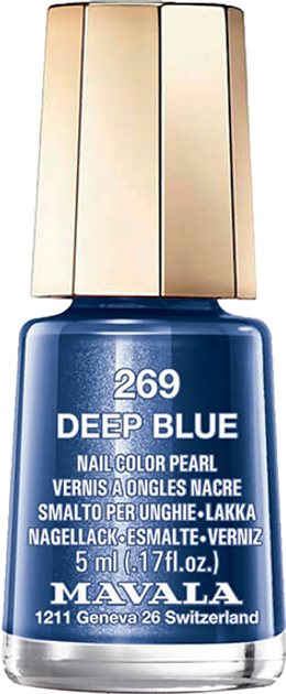 Лак для нігтів Mavala Nail Polish 269 Deep Blue 5 ml (7618900912694) - зображення 1