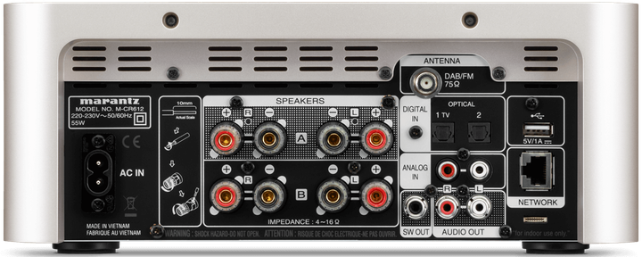 Мережевий медіаплеєр Marantz Melody X M-CR612 Silver Gold - зображення 3