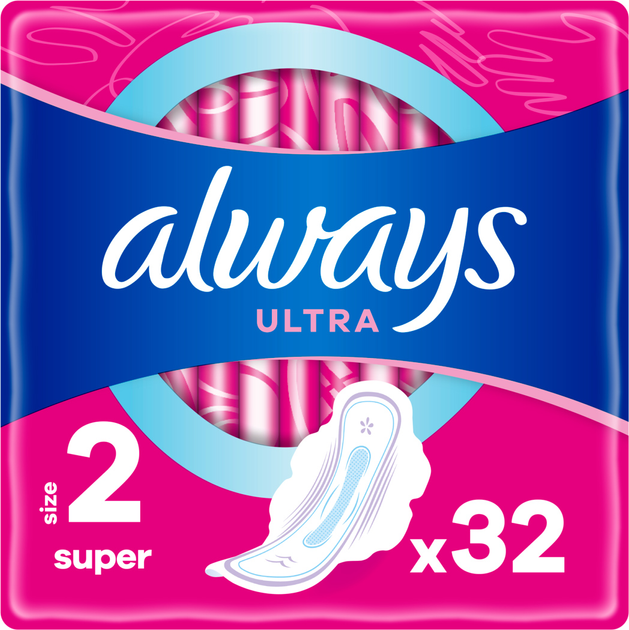 Гігієнічні прокладки Always Ultra Super (Розмір 2) 32 шт (4015400095132) - зображення 1