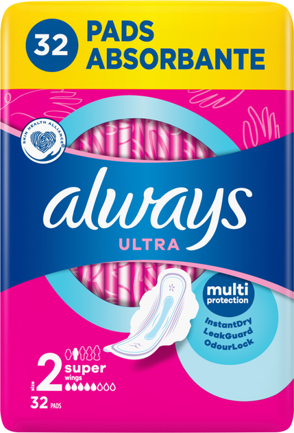 Гігієнічні прокладки Always Ultra Super (Розмір 2) 32 шт (4015400095132) - зображення 2