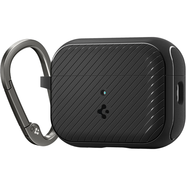 Чохол для навушників Spigen AirPods Pro 2 Mag Armor with MagSafe, Black (ACS05484) - Фото 1 Чохол для навушників Spigen AirPods Pro 2 Mag Armor with MagSafe, Black (ACS05484) - зображення 1