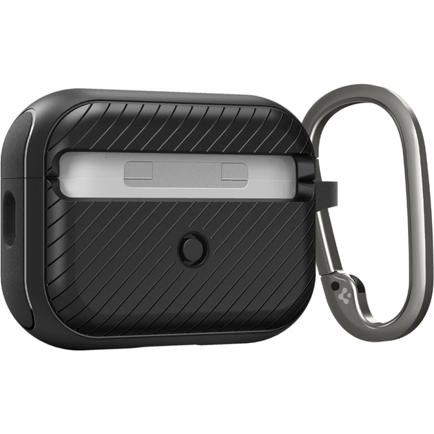 Чохол для навушників Spigen AirPods Pro 2 Mag Armor with MagSafe, Black (ACS05484) - Фото 7 Чохол для навушників Spigen AirPods Pro 2 Mag Armor with MagSafe, Black (ACS05484) - зображення 7