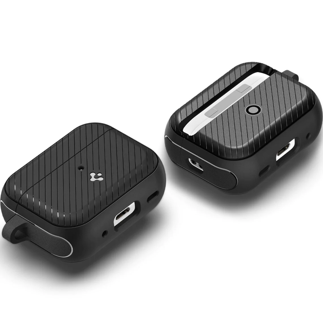 Чохол для навушників Spigen AirPods Pro 2 Mag Armor with MagSafe, Black (ACS05484) - Фото 9 Чохол для навушників Spigen AirPods Pro 2 Mag Armor with MagSafe, Black (ACS05484) - зображення 9
