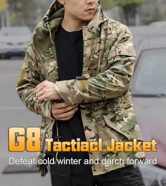 Куртка тактична флісова утеплена Tactical Series IdoGear G8 розмір М Мультикам - зображення 2