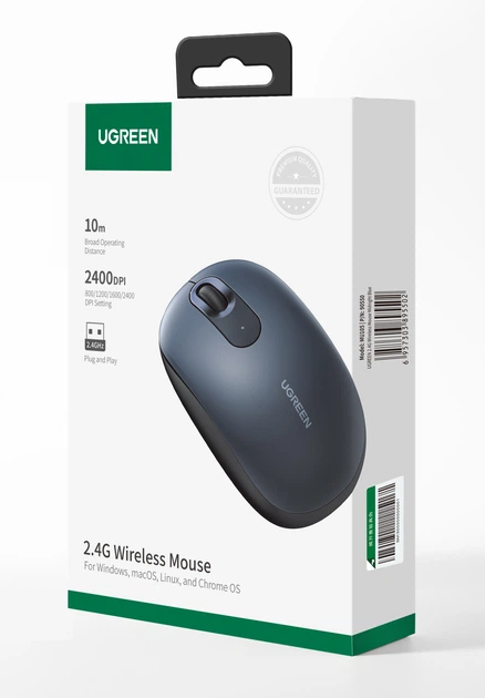 Mysz Ugreen MU105 Portable Wireless Gray (6957303896691) - obraz 8