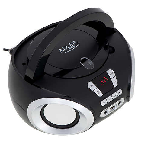 Радіоприймач-бумбокс Adler AD 1181 CD-MP3 USB - зображення 4