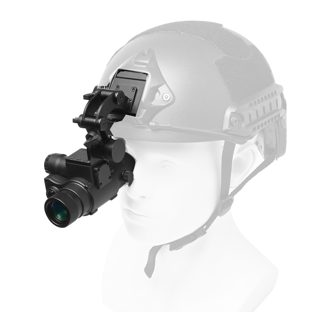 Монокуляр нічного бачення ПНБ з 3Х зумом та кріпленням на шолом Nectronix NVG20 до 200 метрів (100999) - зображення 1