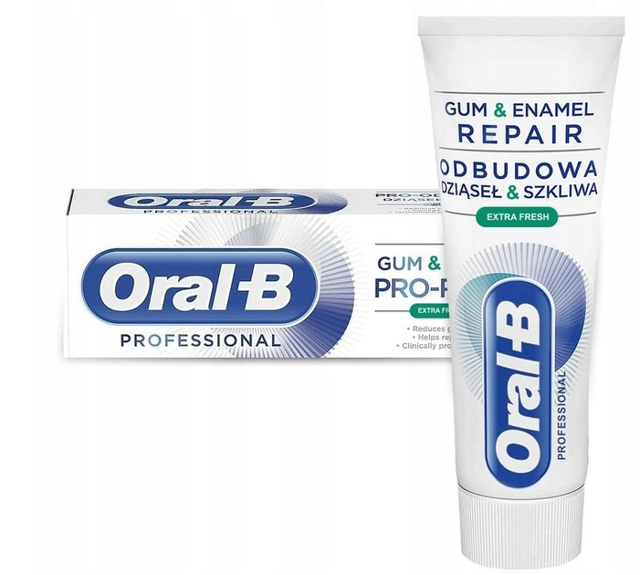 Зубна паста Oral-B Professional Gum & Enamel Pro-Repair Extra Fresh 75 мл (8001090786494) - зображення 2