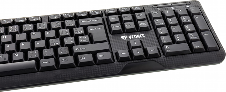 Klawiatura przewodowa YENKEE YKB 1002CS USB Czarna (YKB 1002CS) - obraz 5