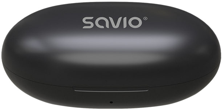 Бездротові навушники Savio TWS-10 Black (SAVSLTWS-10) - зображення 2