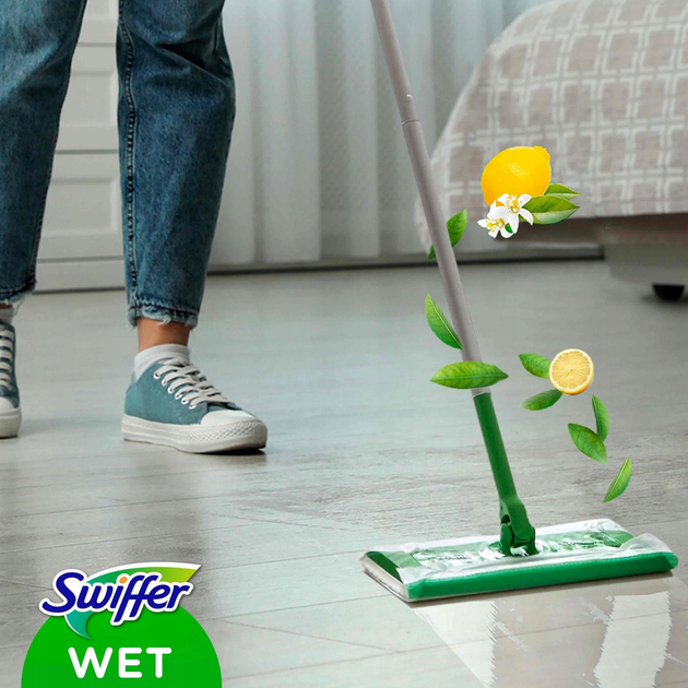 Вологі серветки для швабри Swiffer Wet 20 шт (8006540308288) - зображення 4