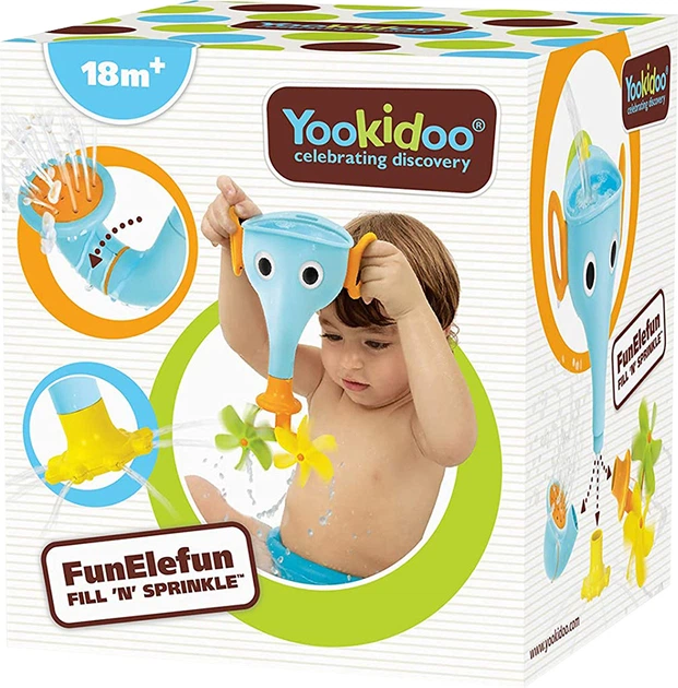 Zabawka wodna Yookidoo Jolly Elephant Blue (YKD40205) - obraz 7