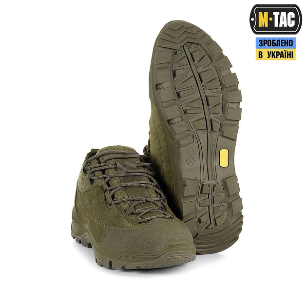 Кросівки тактичні демісезонні M-Tac Patrol R Vent Olive Розмір 45 (30.5 см) водовідштовхувальні - зображення 1