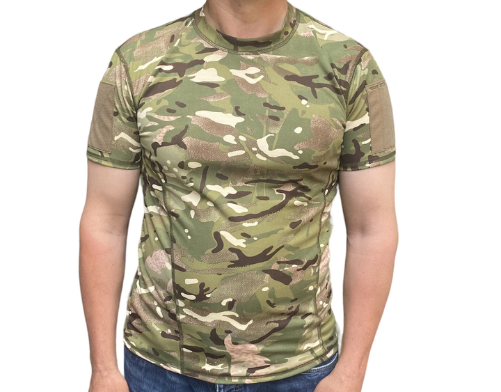 Чоловіча футболка тактична XXXL мультикам - зображення 1