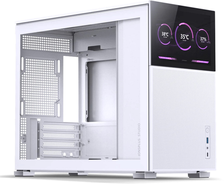 【PCケース】Jonsbo D31 Standard White Корпус Jonsbo D31 Mesh Screen White with window (D31 MESH SC