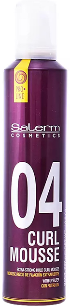 Mus do wlosow Salerm Cosmetics 04 Curl Mousse Extra Strong 405 ml (8420282038713) - obraz 1